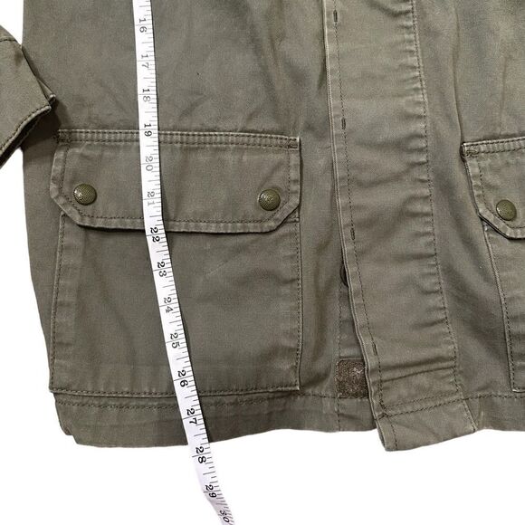 Topshop Military Style Utility Shacket Coat Size 6 - Picture 13 of 15